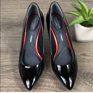 Rockport Career Heels Total Motion Patent Leather